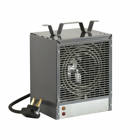 AMERICAN IMAGINATIONS 9 in. Rectangle Grey Construction Heater in Stainless Steel 4800W AI-37325